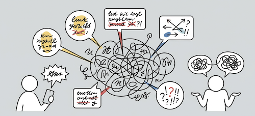 Mixed messaging resulting in confused audiences