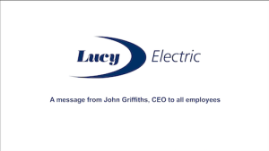 Video Still of Lucy Electric Video Message